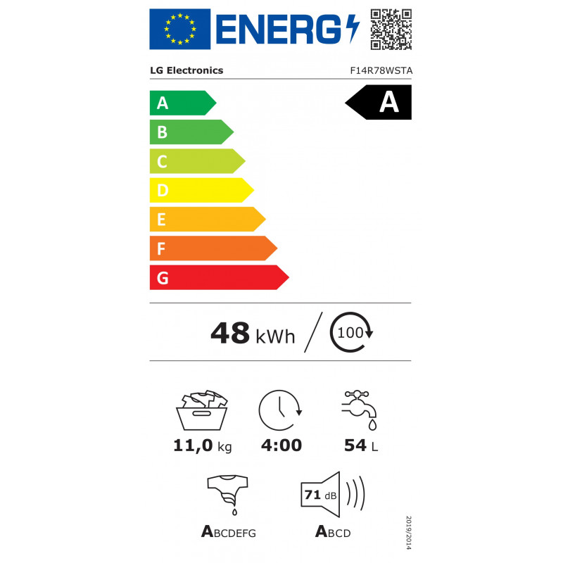 Lave Linge LG F14R78WSTA