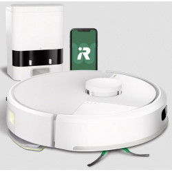Aspirateur IROBOT ROOMBA 105 + BASE AUTOEMPTY BLANC